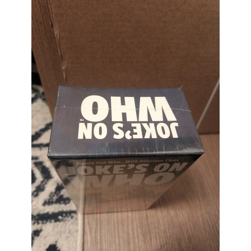 Joke's On Who Game New In Package/Sealed Figure Out Who With Hilarious Clues